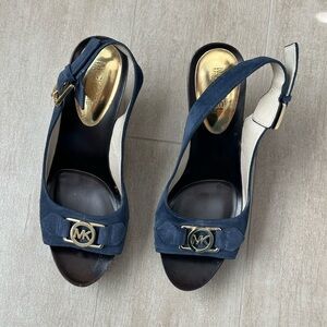 Michael Kors Platform Wedge Sandal - 8.5